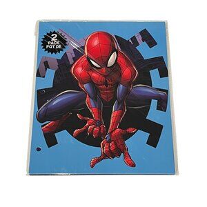 Marvel Spider-Man 2 Pack Pocket Folders | School Supplies Boys Girls